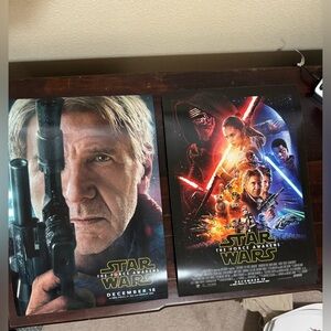 STAR WARS THE FORCE AWAKENS Exclusive Special First Look Set Of 2 Movie Posters